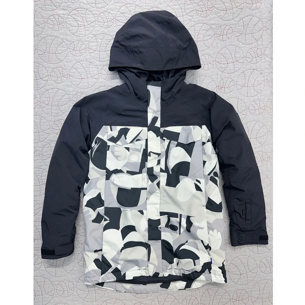 Burton Covert 2.0 2L Jacket Black Cosmoblock / Boys' XL